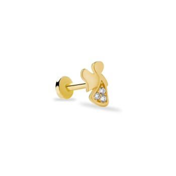 Taşlı Melek Figür Tragus Piercing - Alen (1)