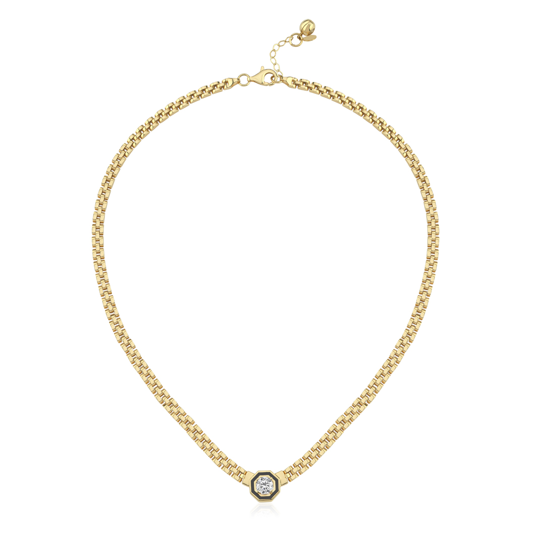 Taşlı Oktagon Zincir - 1