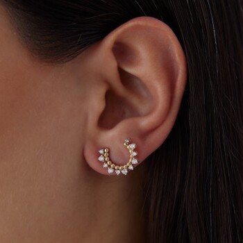 Taşlı Prenses Küpe - Garo (1)