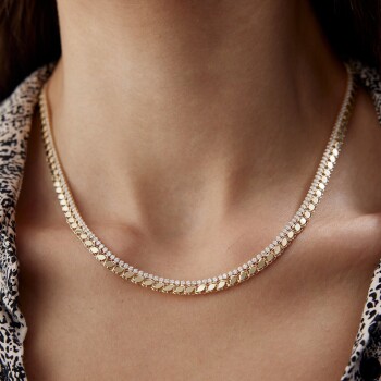 Taşlı Pullu Zincir - 1