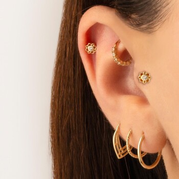 Taşlı Pusula Tragus Piercing - Dianora (1)