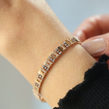 Taşlı Ray Bileklik - Alen (1)