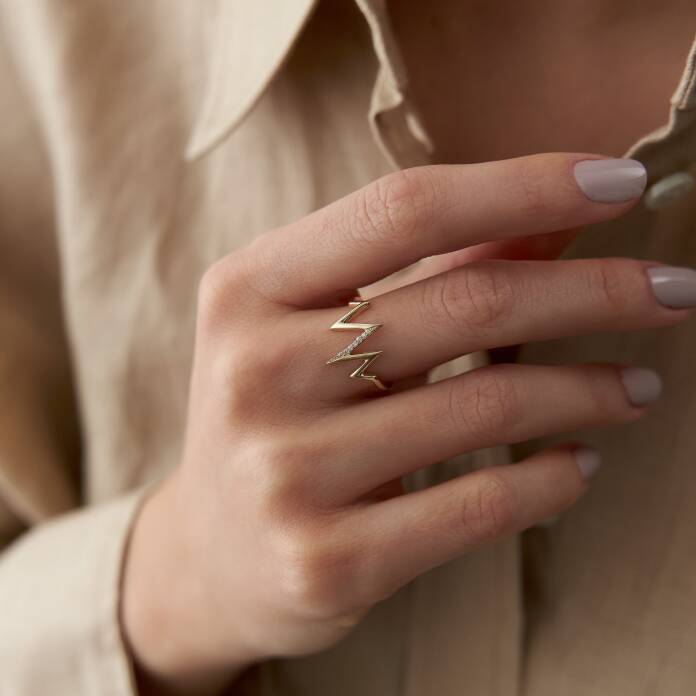 Taşlı Ritim Yüzük - 1