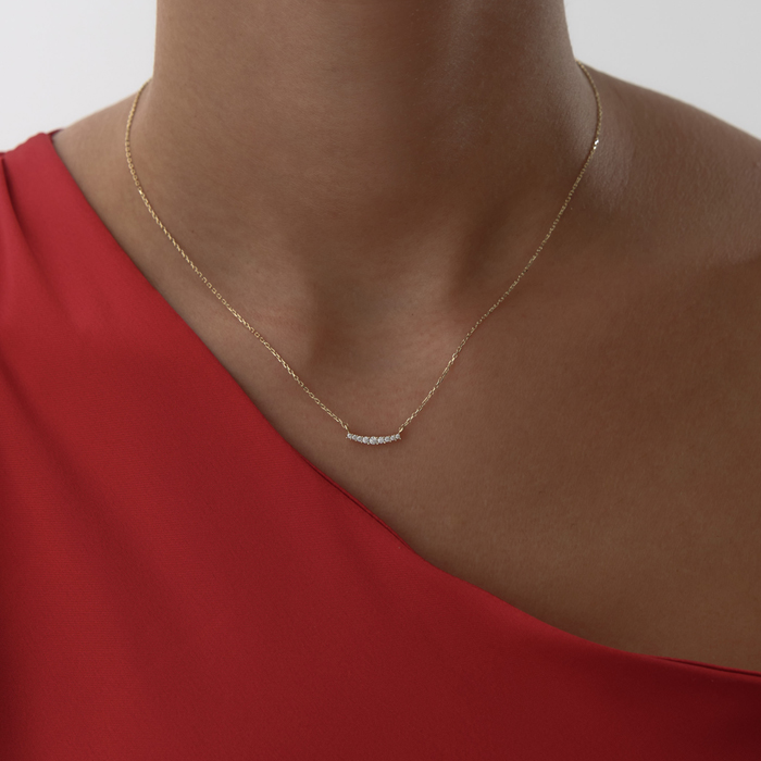 Taşlı Salıncak Kolye - MİST