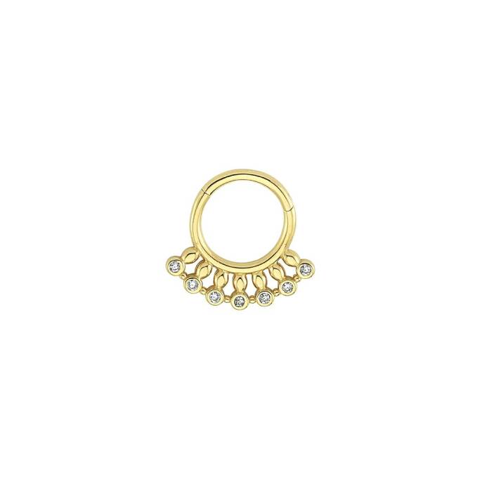 Taşlı Sarkıt Helix Piercing - 1