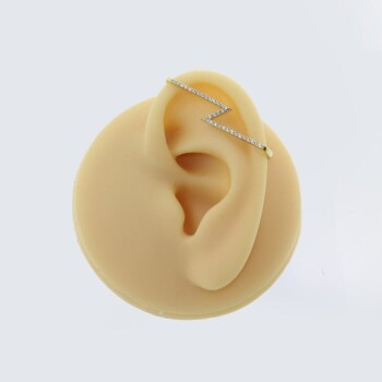 Taşlı Şimşek Industrial Earcuff - Dianora (1)
