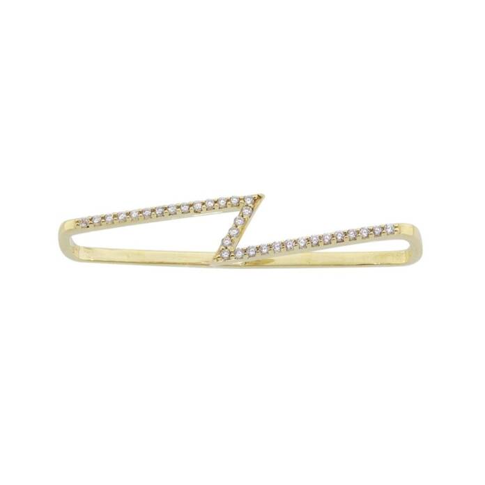 Taşlı Şimşek Industrial Earcuff - 1