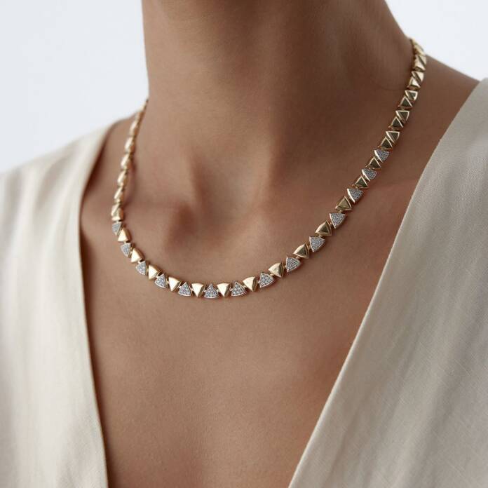 Taşlı Sıralı Üçgen Zincir - 2