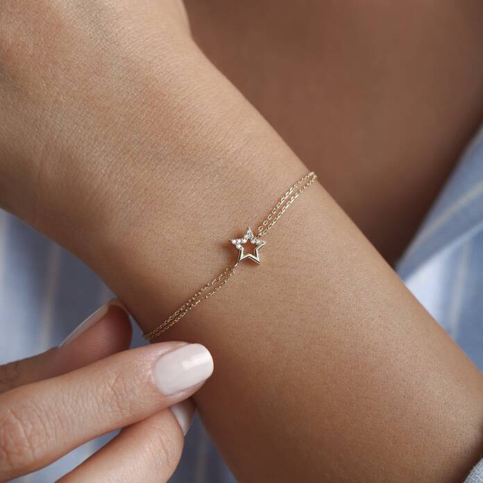 Taşlı Star Bileklik - 1