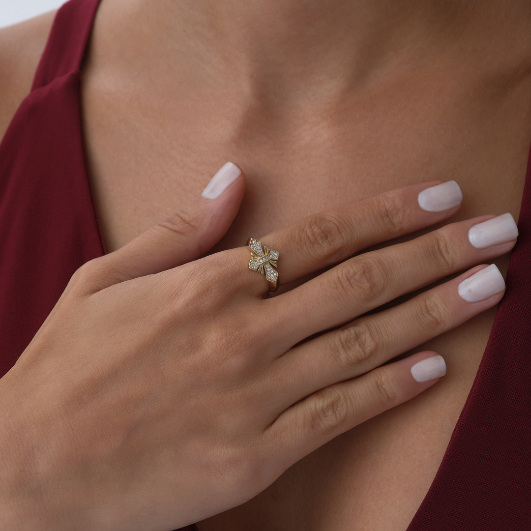 Taşlı Stella Yüzük - 2