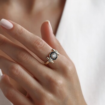 Taşlı Taht Yüzük - Rayna (1)