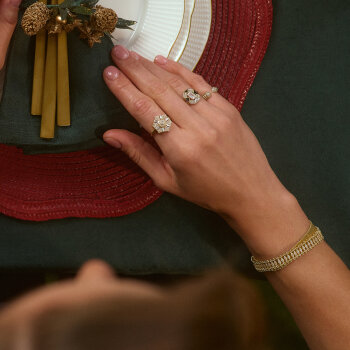 Taşlı Tırtıl Yüzük - 4