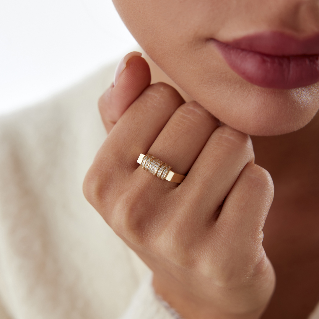 Taşlı Tüp Yüzük - 2