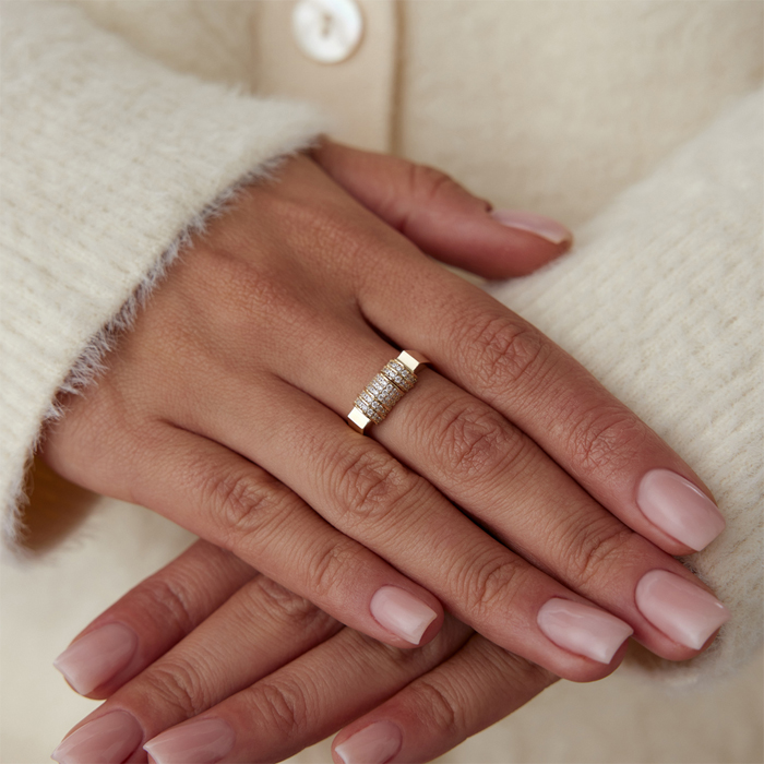 Taşlı Tüp Yüzük - 3