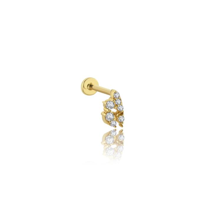 Taşlı Unique Tragus Piercing - 1