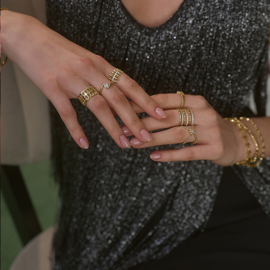 Taşlı ve Burgulu Örüntü Yüzük - 4