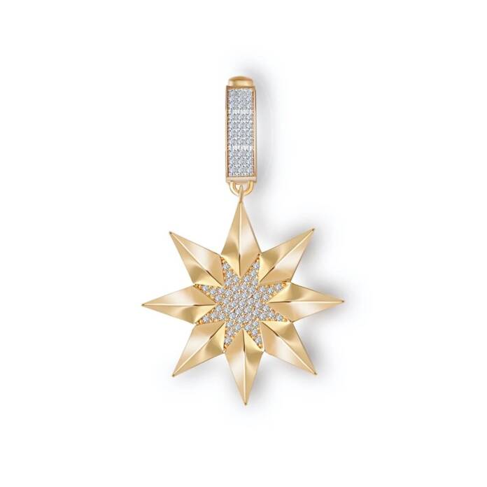 Taşlı Yıldız Charm - 1