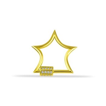 Taşlı Yıldız Charm Kilidi - Dianora (1)