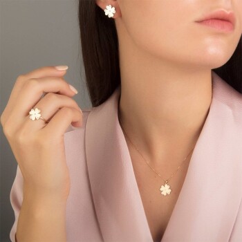 Taşlı Yonca Set - CNR