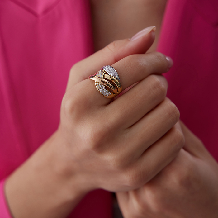 Taşlı Yumak Yüzük - 1