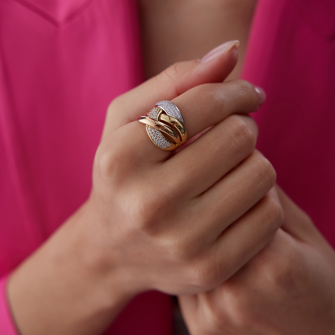 Taşlı Yumak Yüzük - 1