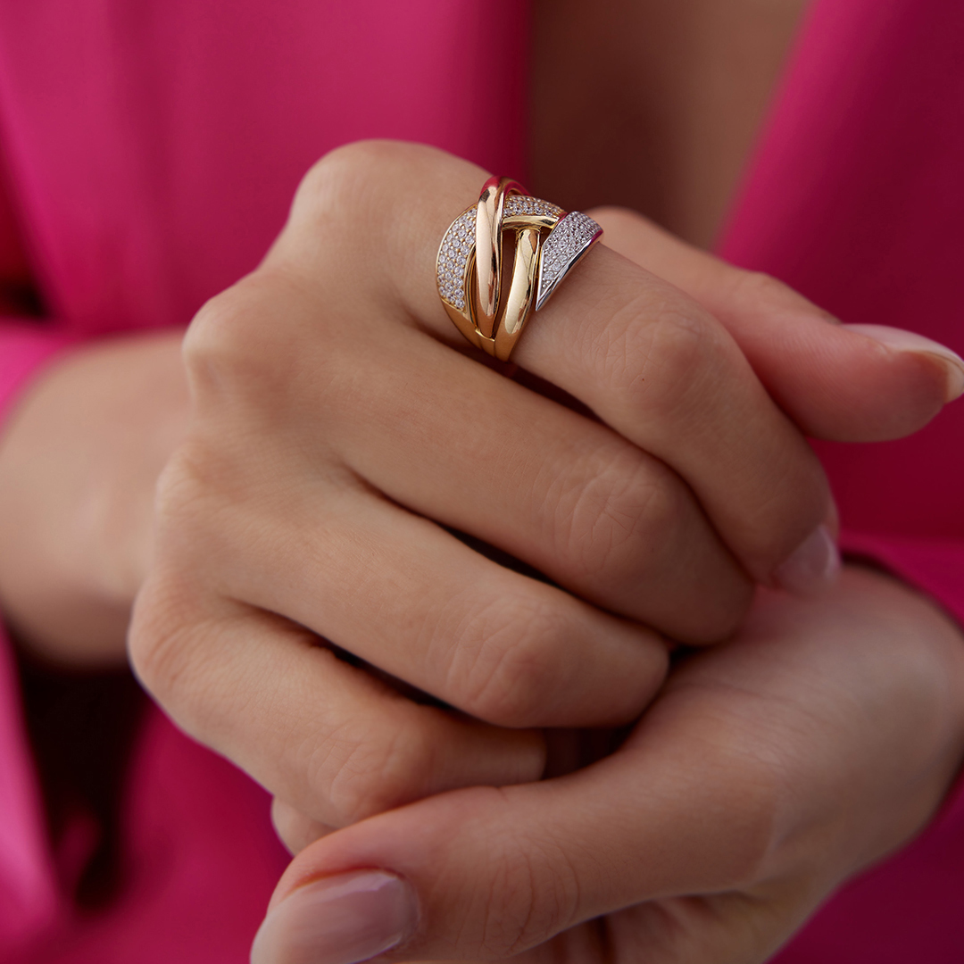 Taşlı Yumak Yüzük - 4