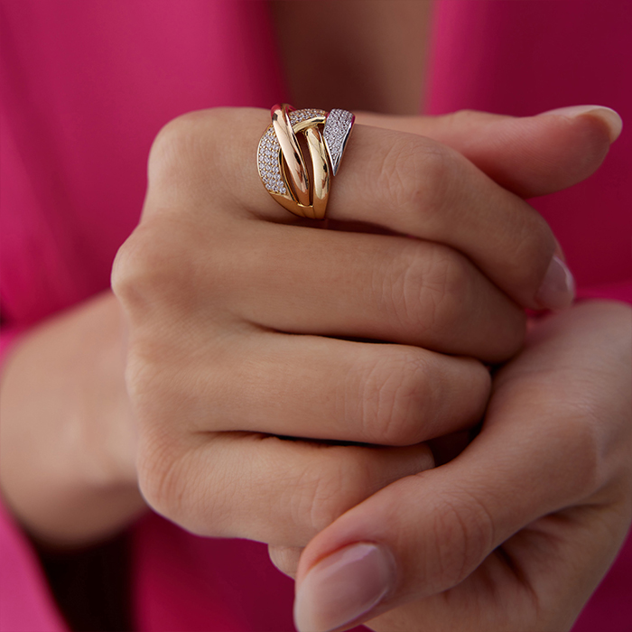 Taşlı Yumak Yüzük - 3