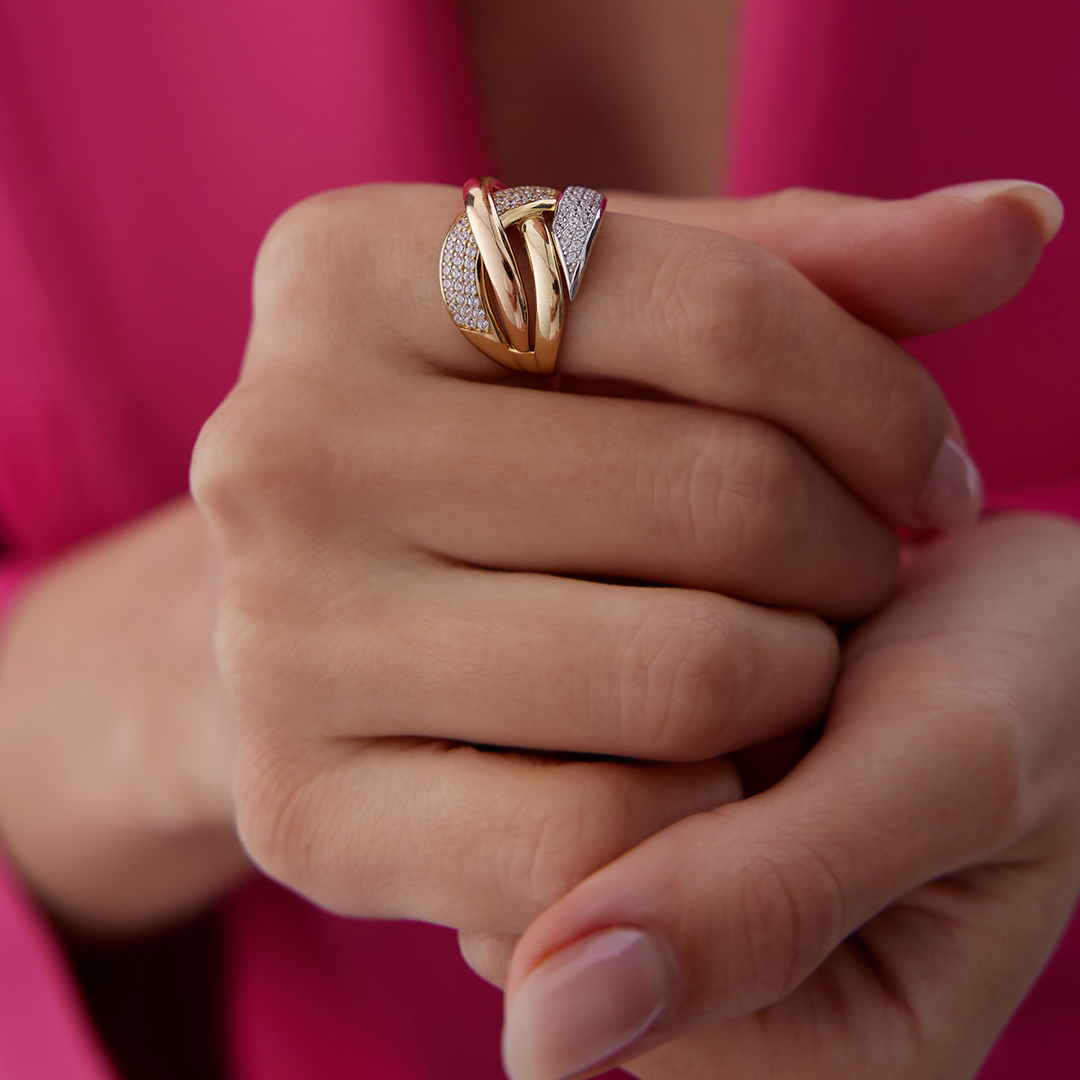 Taşlı Yumak Yüzük - 3