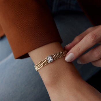 Tek Parça Baget Viyana Bileklik - Dilmener