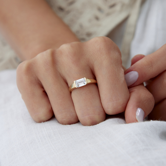 Tek Parça Baget Yüzük - 4