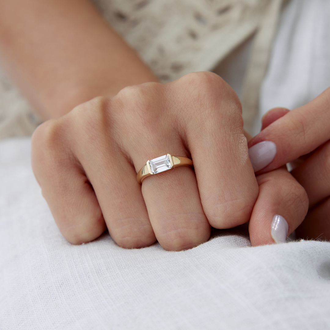 Tek Parça Baget Yüzük - 4