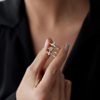 Tektaş Altıgen Yüzük - 4