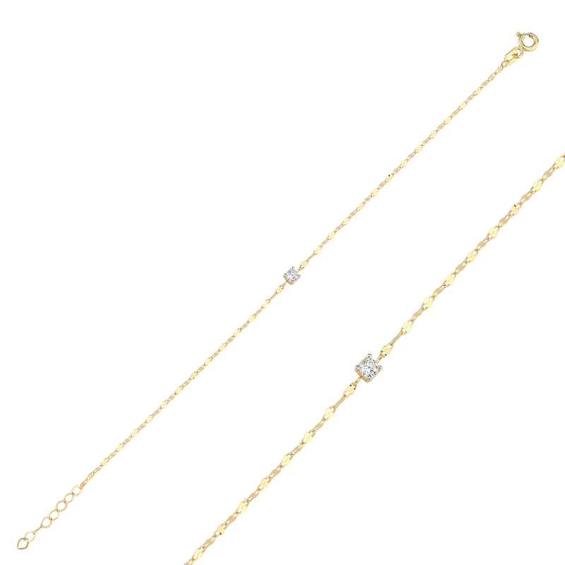 Tektaş Bumerang Zincir Bileklik - Gökhan Bera