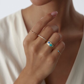 Tektaş Dalga Yüzük - 4