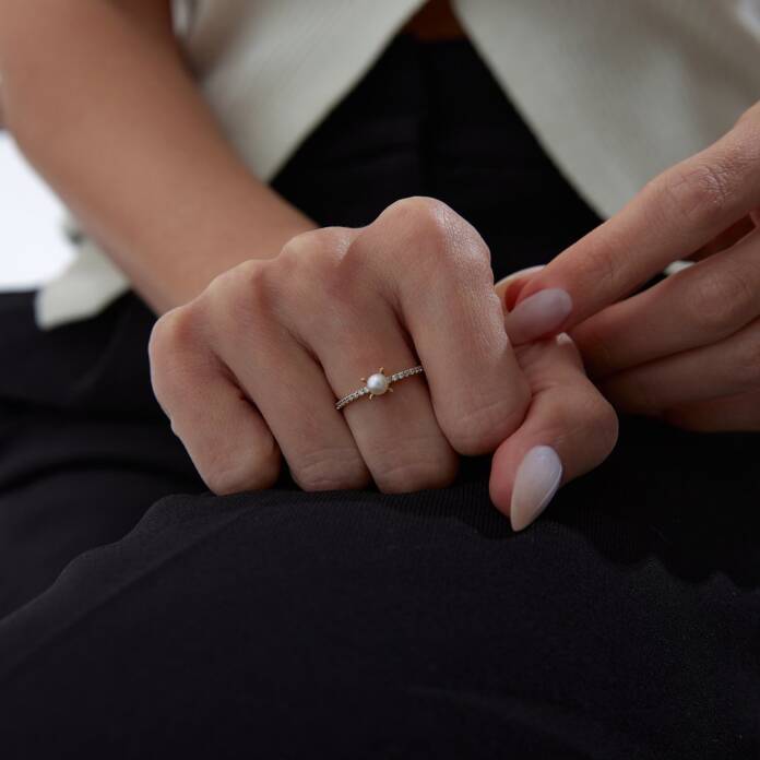 Tektaş İnci Yüzük - 2