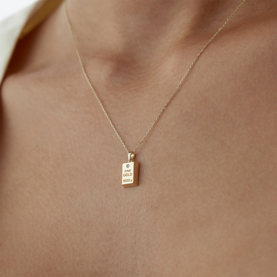 Tektaş Külçe Kolye - 3