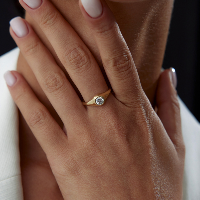 Tektaş Sıvama Yüzük - Rayna (1)