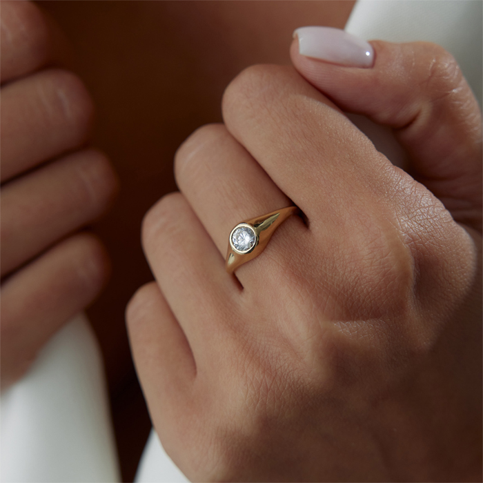 Tektaş Sıvama Yüzük - Rayna