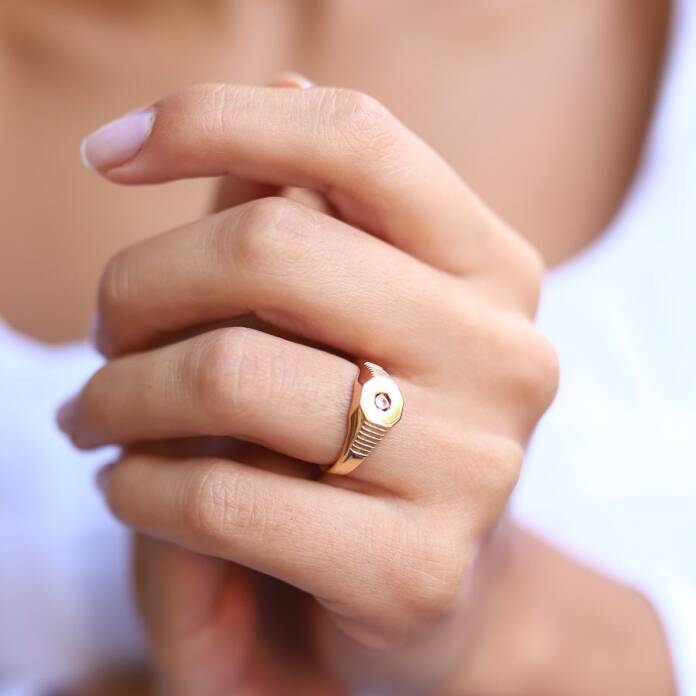 Tektaşlı Şovalye Yüzük - 1