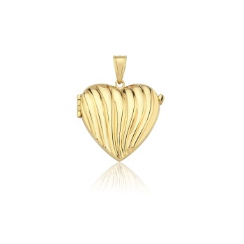 Term Kalp Kapaklı Kolye Ucu - Ador