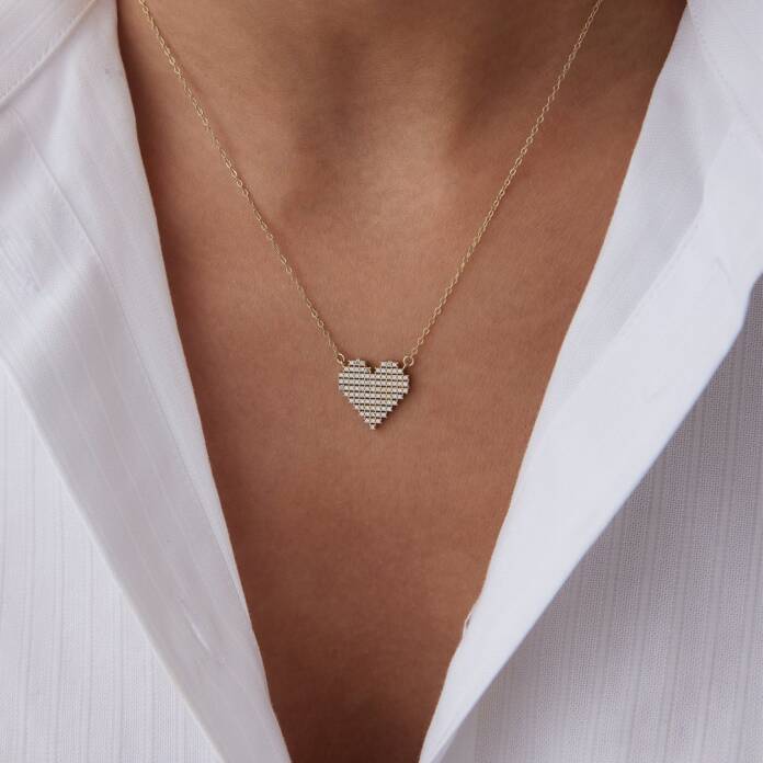 Tetris Kalp Kolye - 1