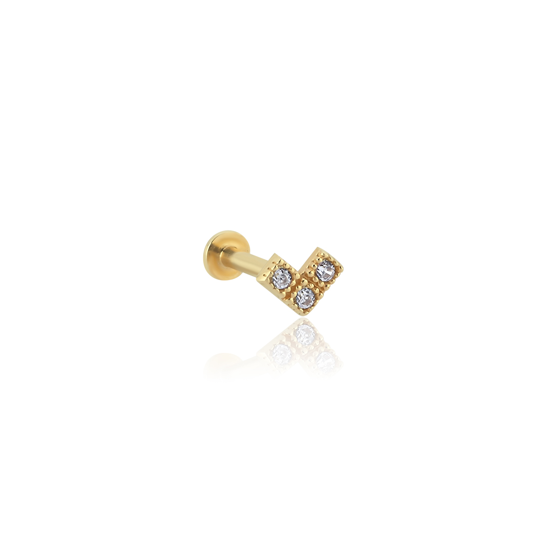 Tetris Tragus Piercing - 1