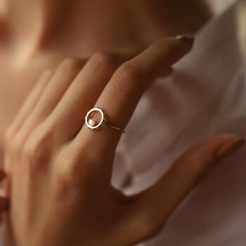 Tia İnci Yüzük - Alen