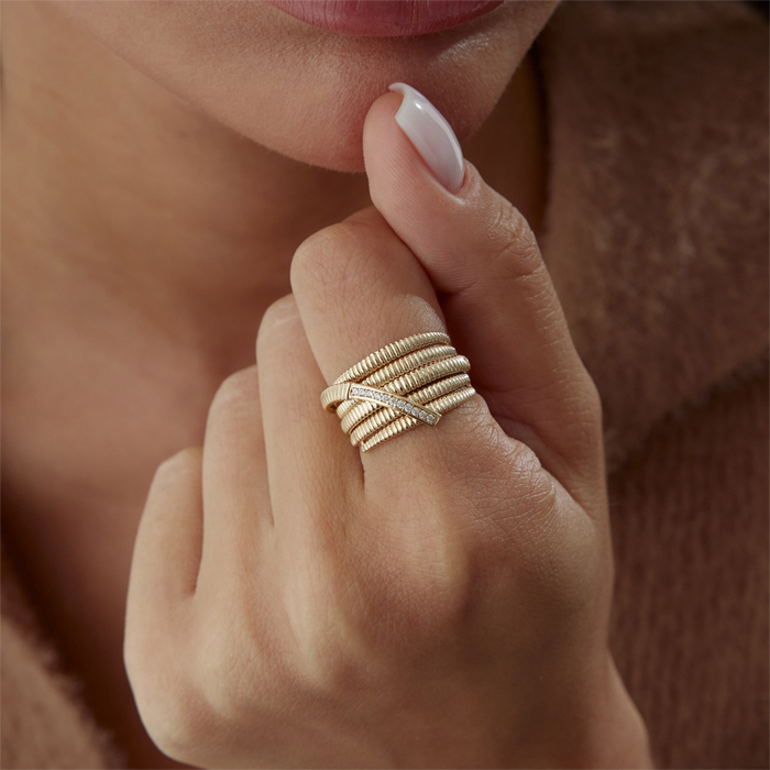 Tırtıl Sarmal Yüzük - Mazi (1)