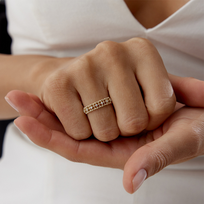 Tona Taşlı Yüzük - 1