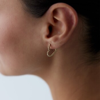 Top Kalp Küpe - Dilmener (1)