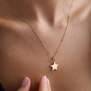 Toplu Zincire Yıldız Kolye - Koçak (1)