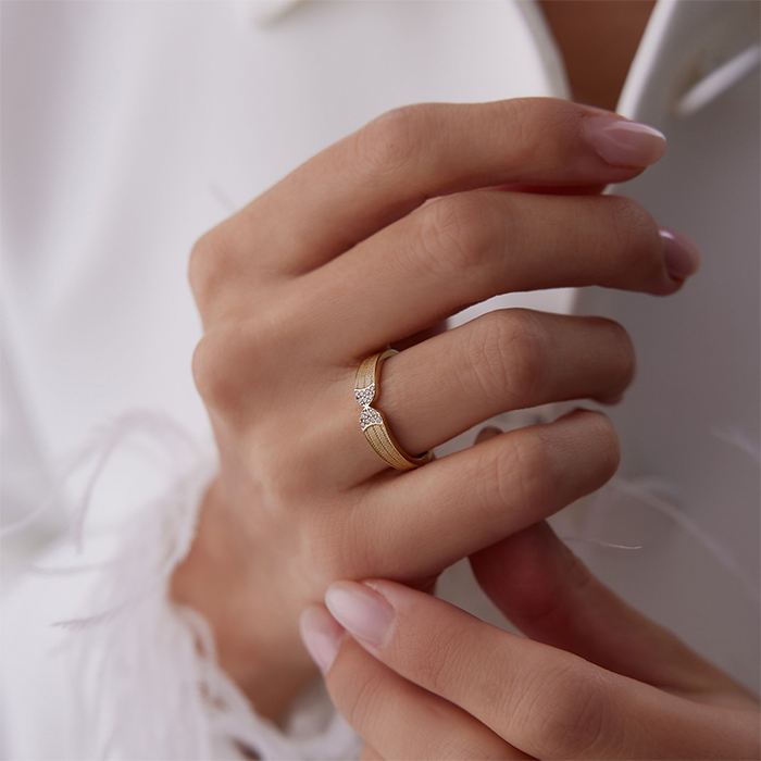 Trabzon Kelebek Yüzük - Mg Gold (1)