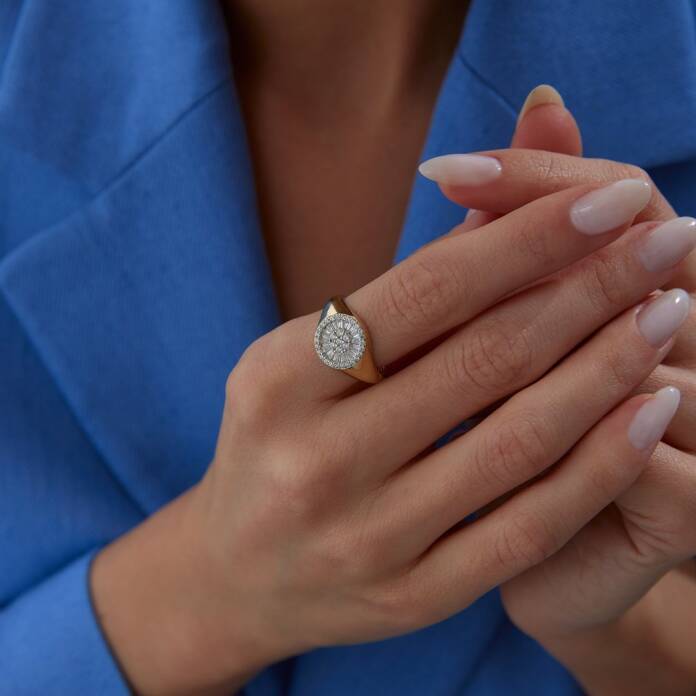 Trapez Baget Yüzük - 1