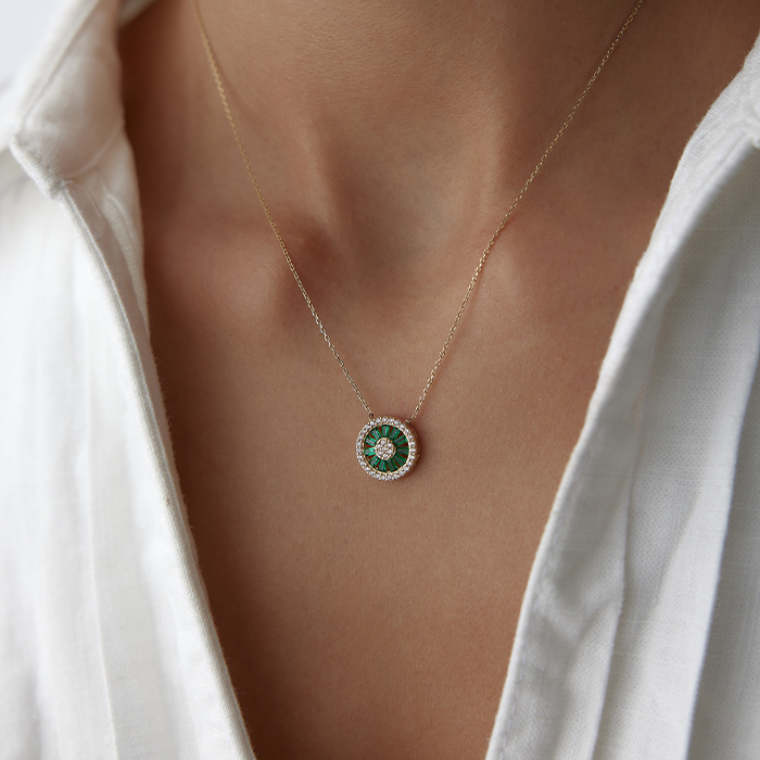 Trapez Nature Kolye - Cemart